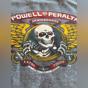 Y2K Powell Peralta Small Crewneck - Amazing Graphic- Skater, Grunge